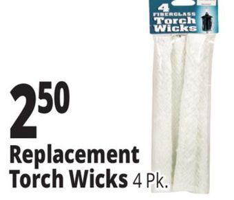 Ocean State Job Lot Fiberglass torch wicks, 4 pack offer