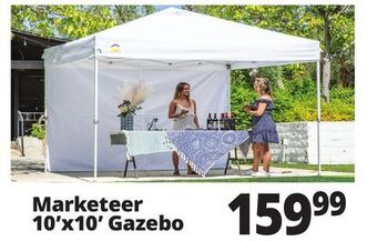 Ocean State Job Lot Marketeer 10'x10' one-touch pop-up gazebo offer