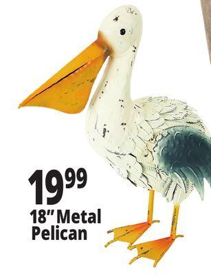Ocean State Job Lot 18 pelican garden statue offer
