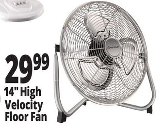 Ocean State Job Lot Penguin high velocity floor fan, 14 offer