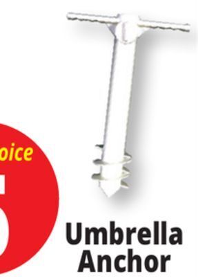 Ocean State Job Lot Beach umbrella anchor offer