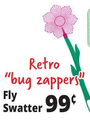 Ocean State Job Lot Flower fly swatter offer