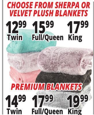 Ocean State Job Lot Blankets & throws offer