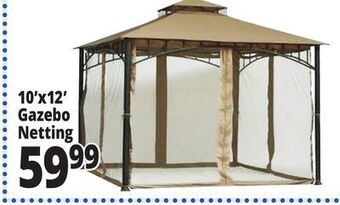 Ocean State Job Lot Insect netting for gazebo, 10' x 12' offer