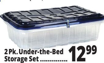 Ocean State Job Lot Mr. fresh under the bed storage bins, 2 count offer