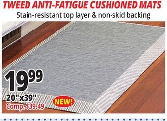 Ocean State Job Lot Premium anti-fatigue comfort mat, 20 x 39 offer