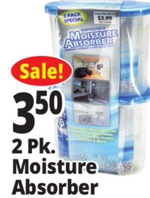 Ocean State Job Lot Moisture absorber and odor eliminators, 2-count offer