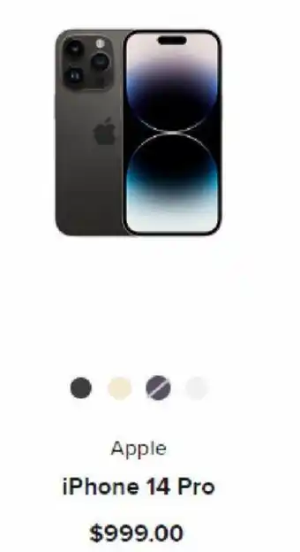 Boost Mobile Apple iPhone 14 Pro offer