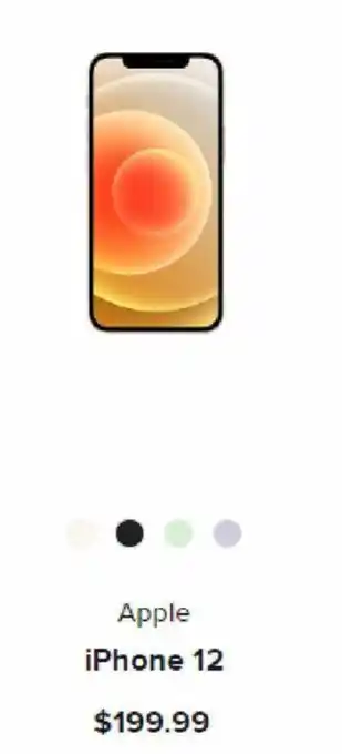 Boost Mobile Apple iPhone 12 offer