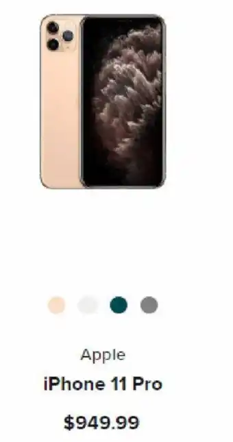 Boost Mobile Apple iPhone 11 Pro offer