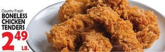 Bravo Supermarkets Boneless chicken tenders offer