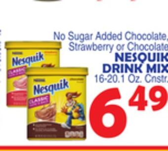 Bravo Supermarkets Nesquik drink mix offer