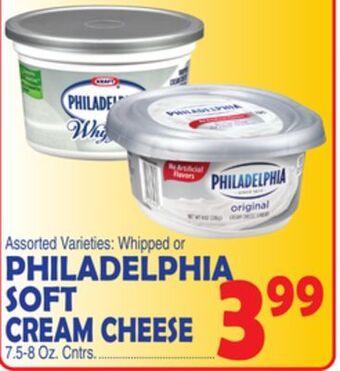 Bravo Supermarkets Philadelphia soft cream cheese offer