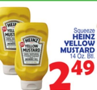 Bravo Supermarkets Heinz yellow mustard offer