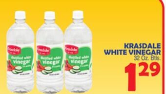 Bravo Supermarkets Krasdale white vinegar offer