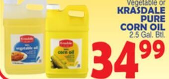 Bravo Supermarkets Krasdale pure corn oil offer
