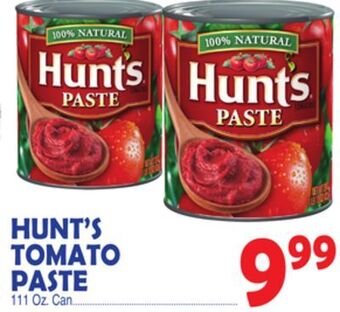 Bravo Supermarkets Hunt's tomato paste offer