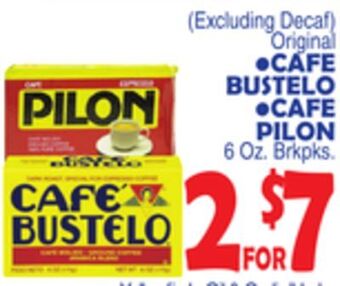 Bravo Supermarkets • cafe bustelo • cafe pilon offer