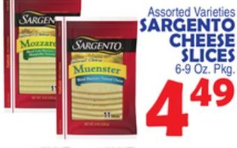 Bravo Supermarkets Sargento cheese slices offer