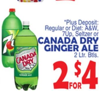 Bravo Supermarkets Canada dry ginger ale offer