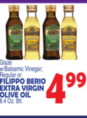 Bravo Supermarkets Filippo berio extra virgin olive oil offer