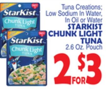 Bravo Supermarkets Starkist chunk light tuna offer