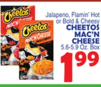 Bravo Supermarkets Cheetos mac'n cheese offer