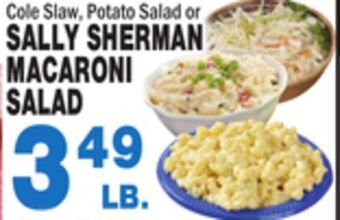 Bravo Supermarkets Sally sherman macaroni salad offer