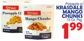 Bravo Supermarkets Krasdale mango chunks offer