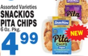 Bravo Supermarkets Snackios pita chips offer