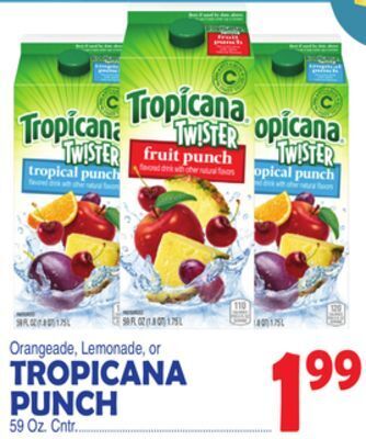 Bravo Supermarkets Tropicana punch offer