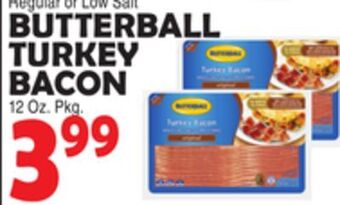 Bravo Supermarkets Butterball turkey bacon offer