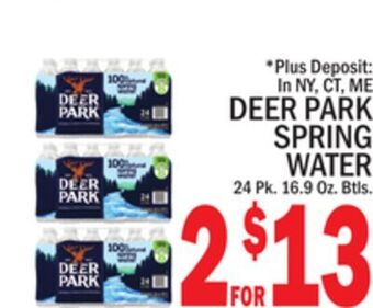 C Town Deer park spring water offer