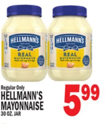 C Town Hellmann's mayonnaise offer