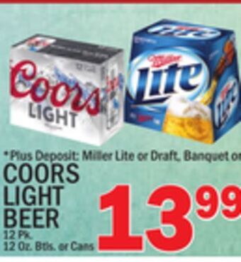 C Town Coors light beer offer