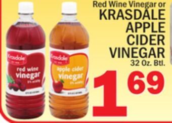 C Town Krasdale apple cider vinegar offer