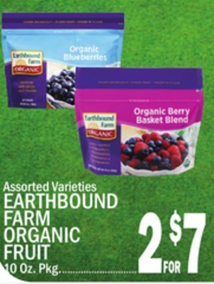 C Town Earthbound farm organic fruit offer