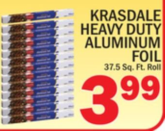 C Town Krasdale heavy duty aluminum foil offer