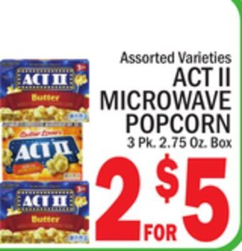 C Town Act ii microwave popcorn offer