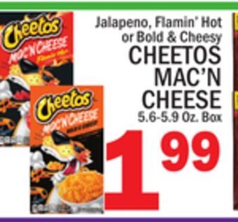C Town Cheetos mac'n cheese offer