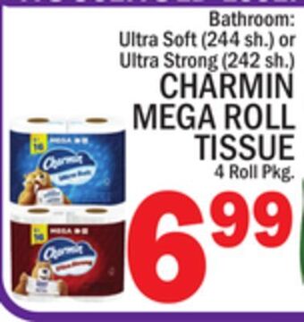 C Town Charmin mega roll tissue offer