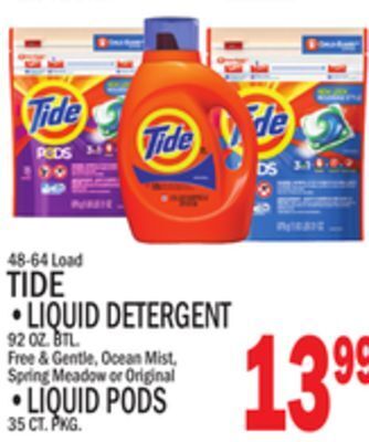 C Town Tide • liquid detergent 92 oz. btl. offer