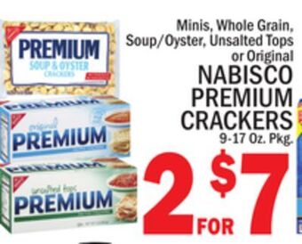 C Town Nabisco premium crackers offer