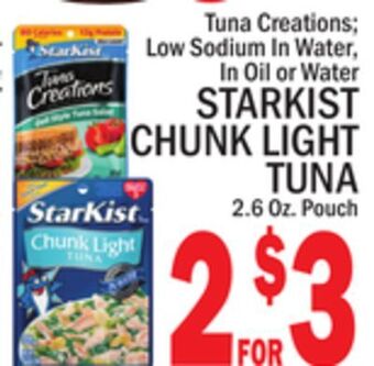 C Town Starkist chunk light tuna offer