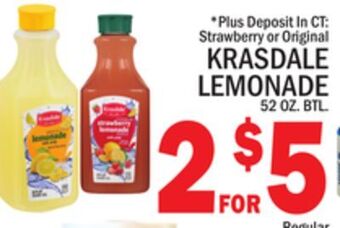 C Town Krasdale lemonade offer