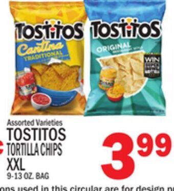C Town Tostitos tortilla chips xxl offer