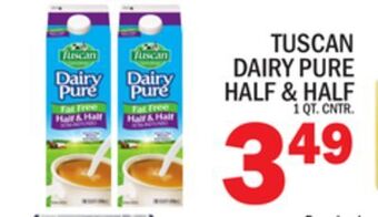 C Town Tuscan dairy pure half & half offer