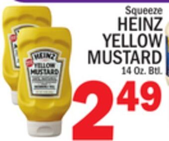 C Town Heinz yellow mustard offer