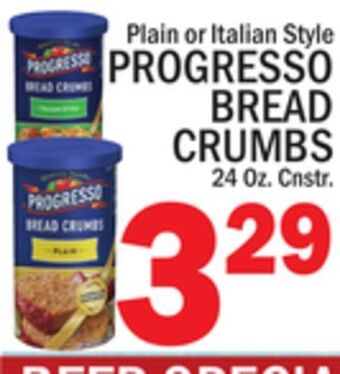 C Town Progresso bread crumbs offer