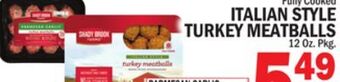C Town Italian style turkey meatballs offer